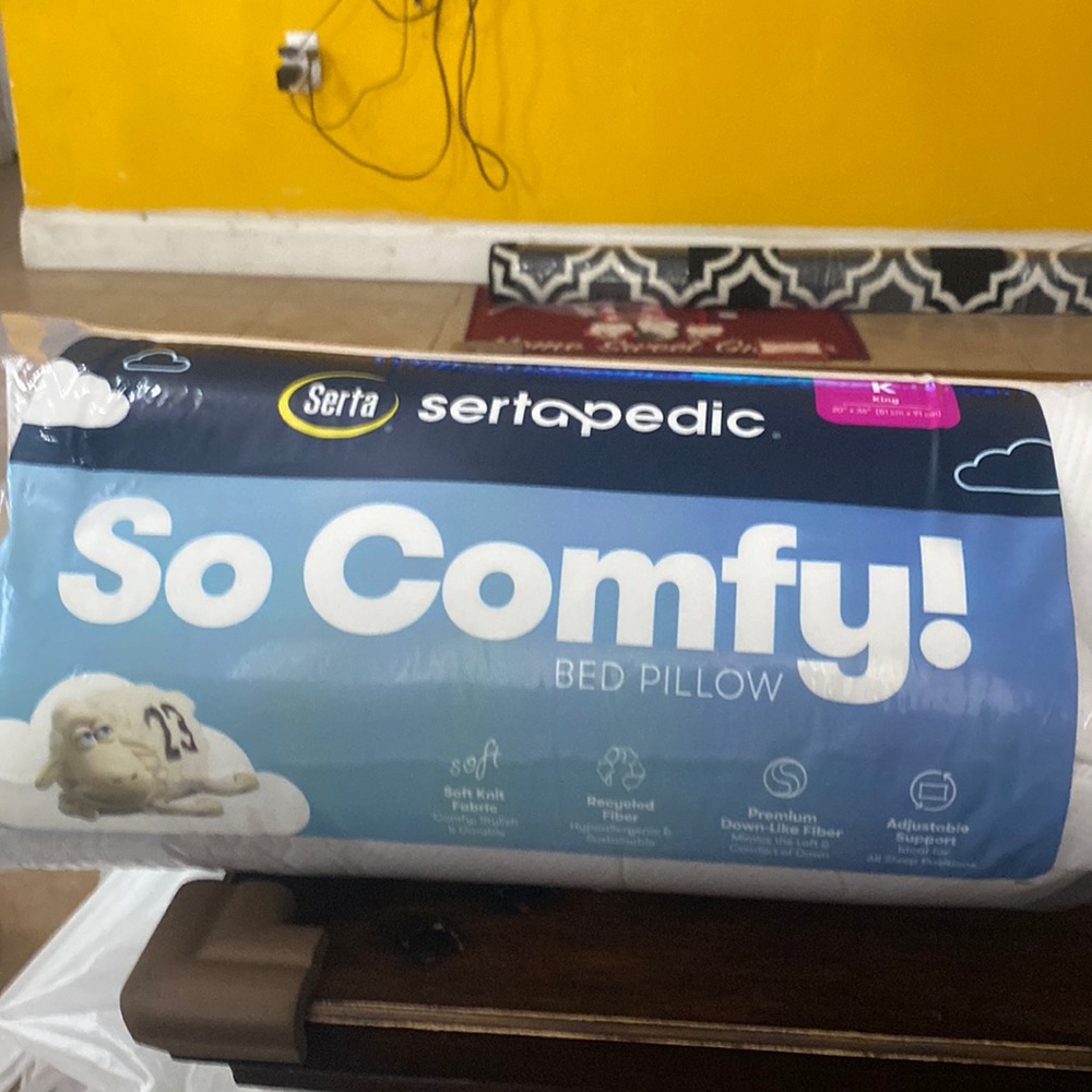 Serta perditic bed pillow